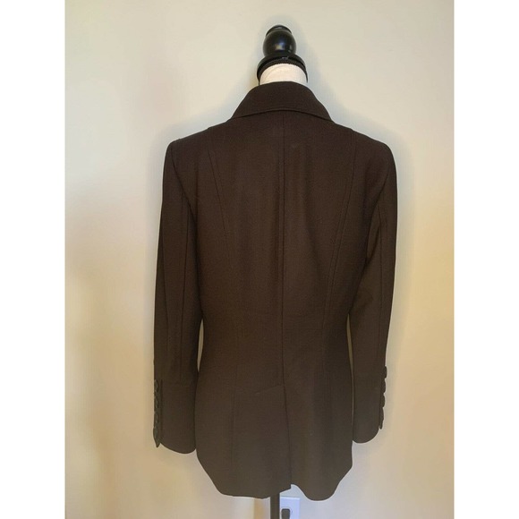 Etcetera Coat Brown Wool Blend - Picture 7 of 9
